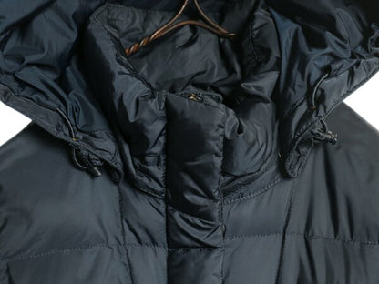 US企画 ノースフェイス ロング ダウン コート レディース M / The North Face アウトドア パーカー ジャケット キルティング 600フィル 紺
