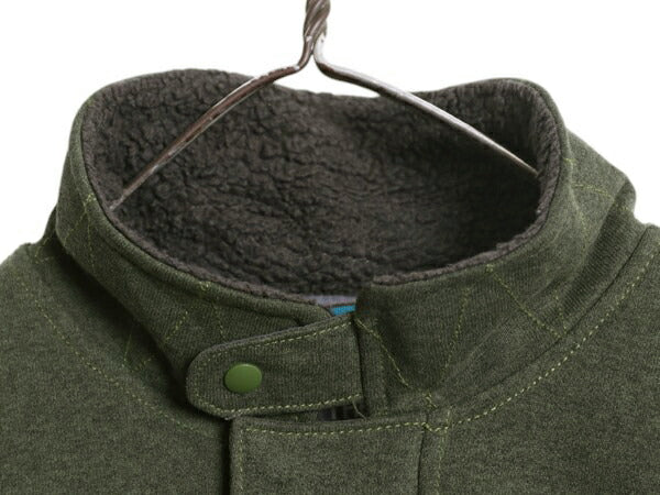 ノースフェイス 裏ボア フリース ジャケット メンズ L 古着 The North face アウトドア 裏起毛 フルジップ ハイネック ブルゾン スウェット