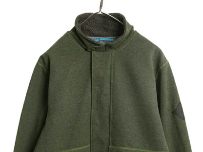 ノースフェイス 裏ボア フリース ジャケット メンズ L 古着 The North face アウトドア 裏起毛 フルジップ ハイネック ブルゾン スウェット