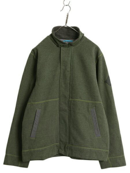 ノースフェイス 裏ボア フリース ジャケット メンズ L 古着 The North face アウトドア 裏起毛 フルジップ ハイネック ブルゾン スウェット