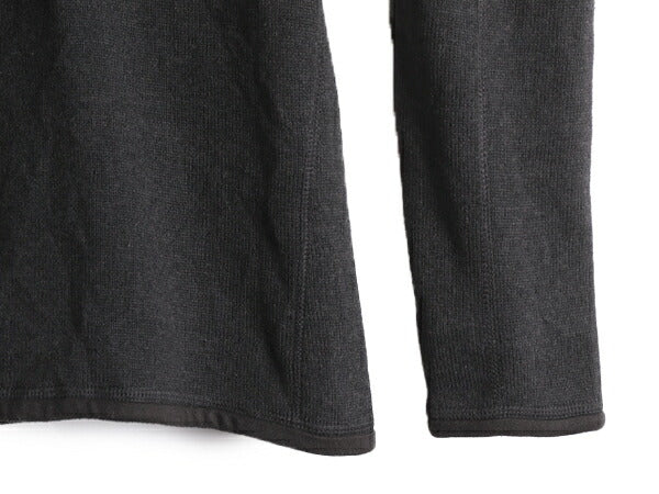 19年製 パタゴニア ベターセーター ハーフジップ レディース S Patagonia アウトドア フリース ジャケット プルオーバー ブルゾン ブラック