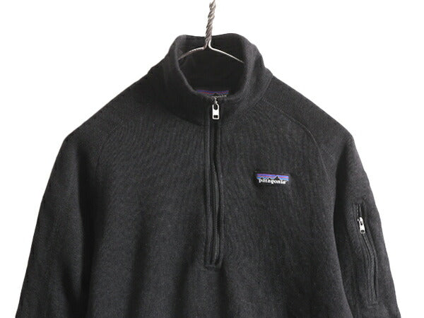 19年製 パタゴニア ベターセーター ハーフジップ レディース S Patagonia アウトドア フリース ジャケット プルオーバー ブルゾン ブラック