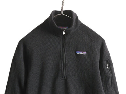19年製 パタゴニア ベターセーター ハーフジップ レディース S Patagonia アウトドア フリース ジャケット プルオーバー ブルゾン ブラック