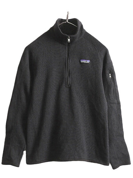19年製 パタゴニア ベターセーター ハーフジップ レディース S Patagonia アウトドア フリース ジャケット プルオーバー ブルゾン ブラック