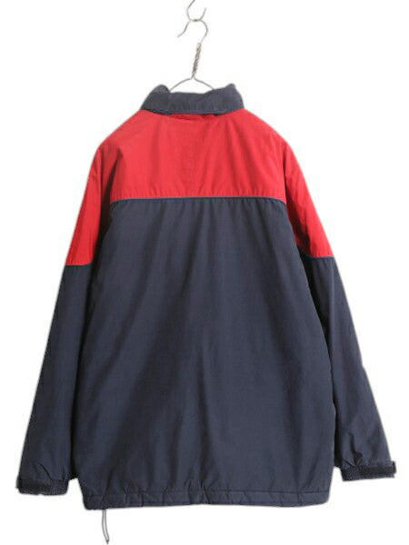 90s チャップス ラルフローレン 中綿 ジャケット メンズ M / オールド ポロ フリース ライナー付き ハーフ コート フルジップ ジャンパー