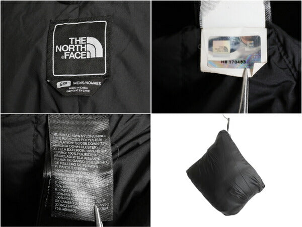 ノースフェイス ヌプシ ダウン ジャケット メンズ S / The North face NUPTSE アウトドア 700フィル ナイロン ハイネック ブルゾン 防寒 黒