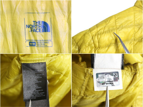 US企画 ノースフェイス 中綿 キルティング ナイロン ジャケット メンズ M The North Face アウトドア サーモボール ジャンパー パッカブル