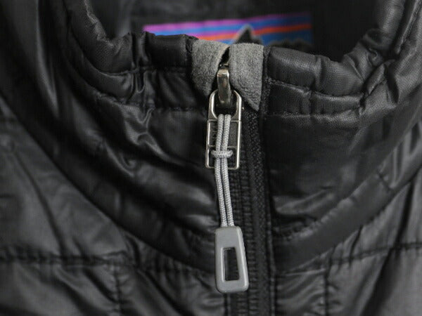 パタゴニア ナノパフ ジャケット レディース L / 17年製 PATAGONIA 中綿 ナイロン プリマロフト ジャンパー パッカブル アウトドア 企業 黒