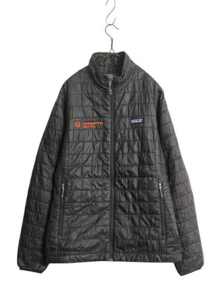 パタゴニア ナノパフ ジャケット レディース L / 17年製 PATAGONIA 中綿 ナイロン プリマロフト ジャンパー パッカブル アウトドア 企業 黒