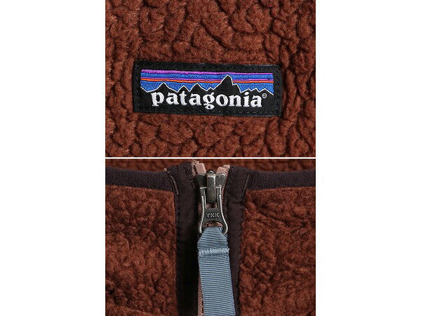 18年製 パタゴニア レトロ パイル フリース ジャケット レディース M Patagonia ブルゾン ジャンパー プルオーバー ハーフジップ 廃盤 ボア