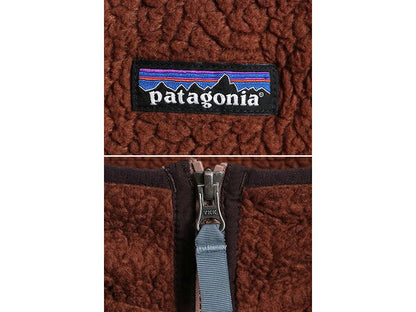 18年製 パタゴニア レトロ パイル フリース ジャケット レディース M Patagonia ブルゾン ジャンパー プルオーバー ハーフジップ 廃盤 ボア