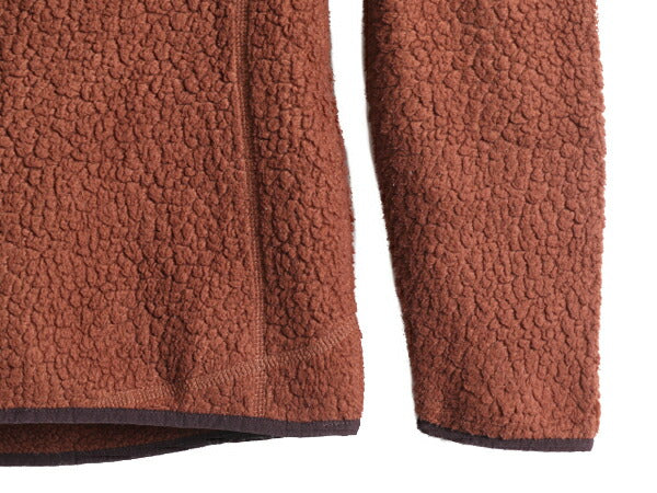 18年製 パタゴニア レトロ パイル フリース ジャケット レディース M Patagonia ブルゾン ジャンパー プルオーバー ハーフジップ 廃盤 ボア