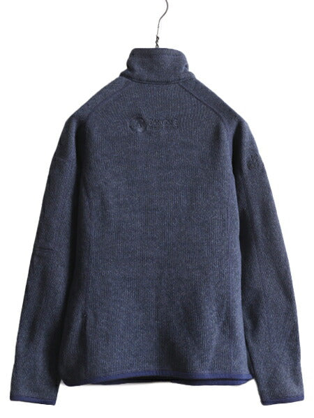 18年製 パタゴニア ベターセーター ジャケット レディース S 古着 Patagonia アウトドア フリース フルジップ ハイネック ブルゾン 企業 紺