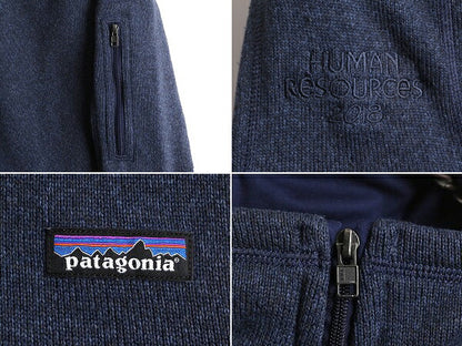 18年製 パタゴニア ベターセーター ジャケット レディース S 古着 Patagonia アウトドア フリース フルジップ ハイネック ブルゾン 企業 紺