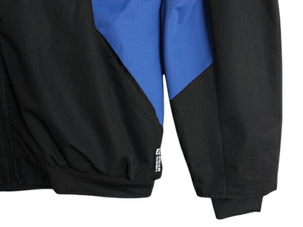 MLB オフィシャル Majestic メッツ 中綿 ナイロン ジャケット メンズ M 古着 裏 フリース スタジャン ウィンドブレーカー 大リーグ 野球 黒
