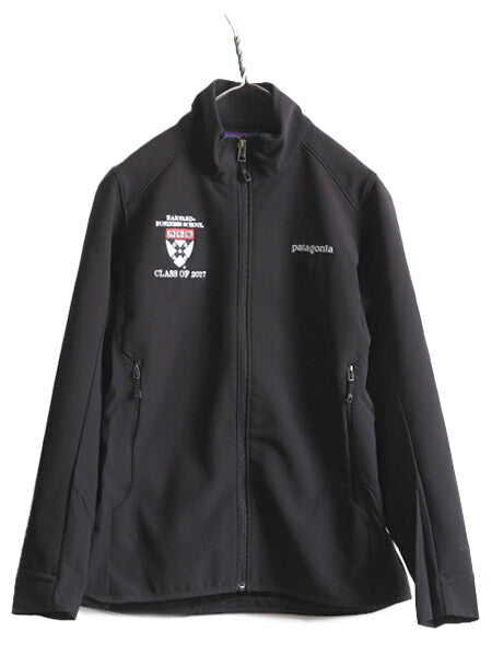 15年製 パタゴニア アズ ハイブリッド ジャケット レディース XS Patagonia アウトドア ソフトシェル フリース ライナー付き ジャンパー 黒