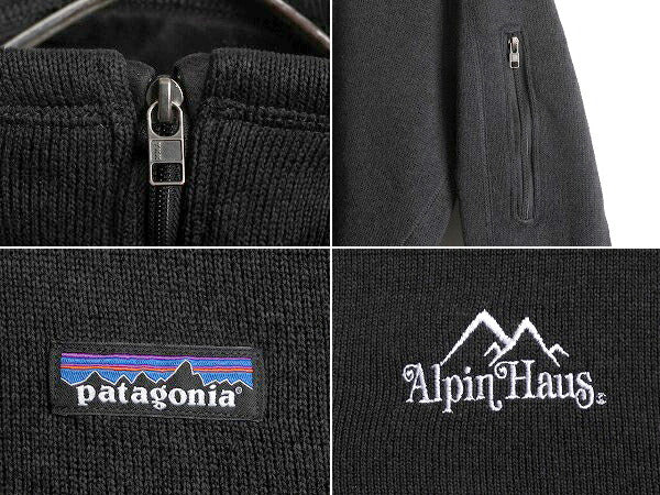 19年製 パタゴニア ベターセーター ハーフジップ レディース S Patagonia アウトドア フリース ジャケット プルオーバー ブルゾン 企業 黒