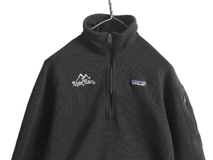 19年製 パタゴニア ベターセーター ハーフジップ レディース S Patagonia アウトドア フリース ジャケット プルオーバー ブルゾン 企業 黒