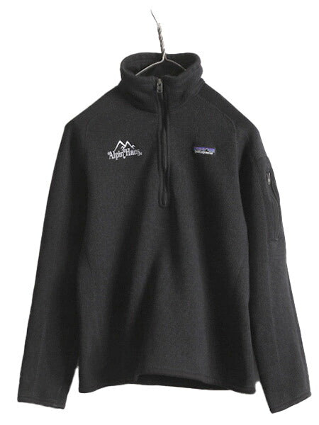 19年製 パタゴニア ベターセーター ハーフジップ レディース S Patagonia アウトドア フリース ジャケット プルオーバー ブルゾン 企業 黒