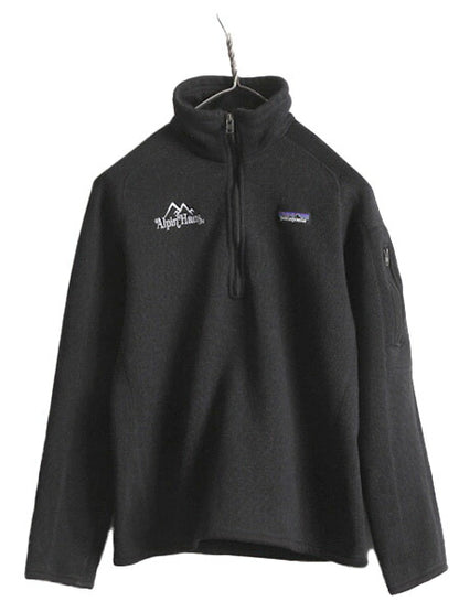 19年製 パタゴニア ベターセーター ハーフジップ レディース S Patagonia アウトドア フリース ジャケット プルオーバー ブルゾン 企業 黒