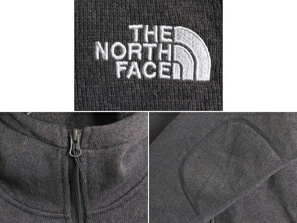 US企画 ノースフェイス ゴードン ライオンズ パーカー ジャケット メンズ M / The North face アウトドア フリース セーター フルジップ 灰
