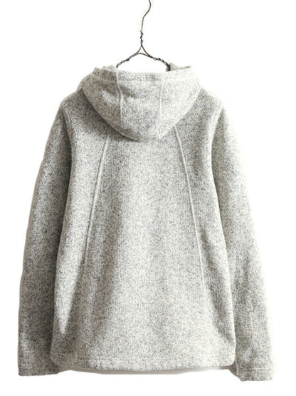 US企画 ノースフェイス フリース パーカー ジャケット レディース M / The North face ジャンパー フルジップ セーター ハイネック グレー