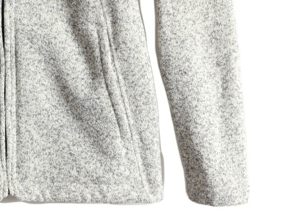 US企画 ノースフェイス フリース パーカー ジャケット レディース M / The North face ジャンパー フルジップ セーター ハイネック グレー