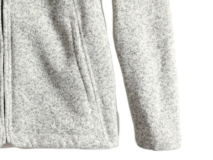 US企画 ノースフェイス フリース パーカー ジャケット レディース M / The North face ジャンパー フルジップ セーター ハイネック グレー