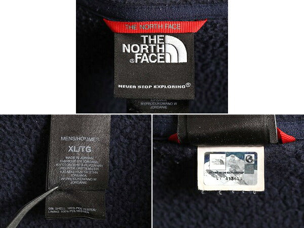 US企画 ノースフェイス ゴードン ライオンズ フリース ジャケット メンズ XL The North Face セーター フルジップ アウトドア ブルゾン 紺
