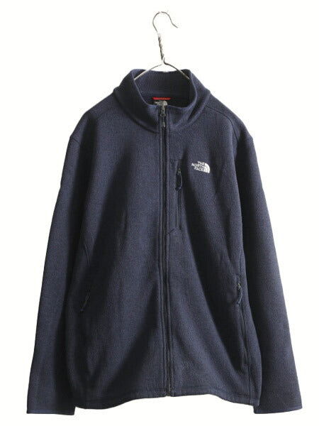 US企画 ノースフェイス ゴードン ライオンズ フリース ジャケット メンズ XL The North Face セーター フルジップ アウトドア ブルゾン 紺