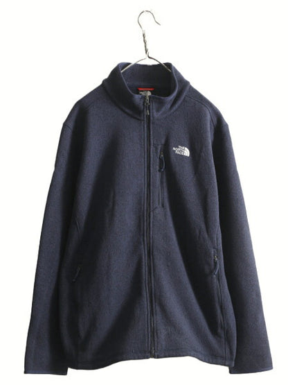 US企画 ノースフェイス ゴードン ライオンズ フリース ジャケット メンズ XL The North Face セーター フルジップ アウトドア ブルゾン 紺