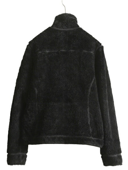 08年製 パタゴニア リバーシブル フリース ジャケット レディース S / 古着 Patagonia 毛長 パイル シンチラ フルジップ ブルゾン ブラック