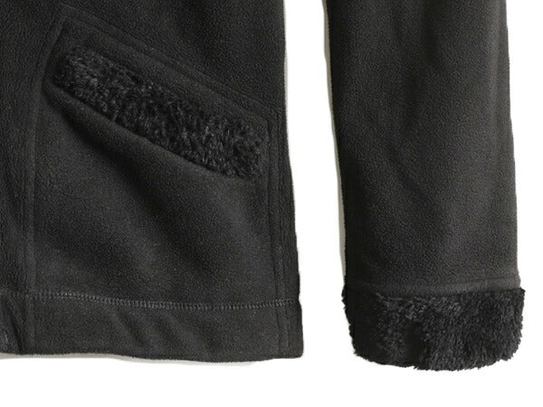 08年製 パタゴニア リバーシブル フリース ジャケット レディース S / 古着 Patagonia 毛長 パイル シンチラ フルジップ ブルゾン ブラック