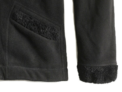 08年製 パタゴニア リバーシブル フリース ジャケット レディース S / 古着 Patagonia 毛長 パイル シンチラ フルジップ ブルゾン ブラック