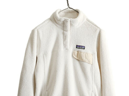 18年製 パタゴニア リツール スナップT プルオーバー ジャケット レディース M / 古着 Patagonia フリース アウトドア ブルゾン ハイネック