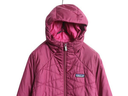 パタゴニア マイクロ パフ フーディ レディース XS 11年製 Patagonia 中綿 キルティング ジャケット フード パーカー ブルゾン フルジップ