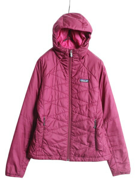 パタゴニア マイクロ パフ フーディ レディース XS 11年製 Patagonia 中綿 キルティング ジャケット フード パーカー ブルゾン フルジップ