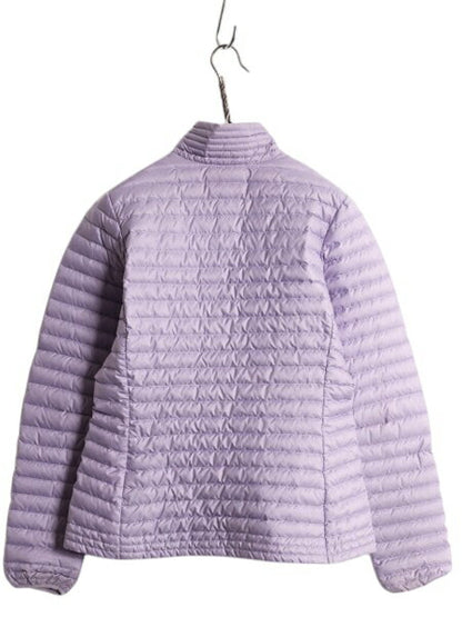 パタゴニア ダウン シャツ レディース S / 17年製 Patagonia ジャケット ナイロン ハイネック ジャンパー フルジップ アウトドア 600フィル