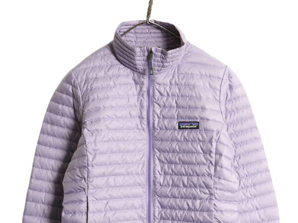 パタゴニア ダウン シャツ レディース S / 17年製 Patagonia ジャケット ナイロン ハイネック ジャンパー フルジップ アウトドア 600フィル