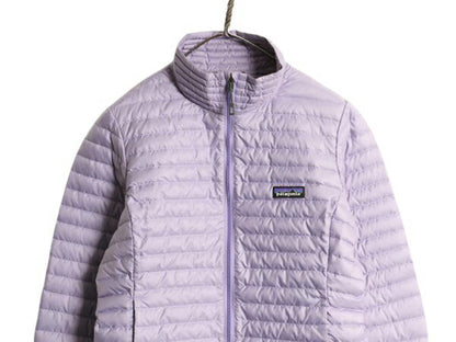 パタゴニア ダウン シャツ レディース S / 17年製 Patagonia ジャケット ナイロン ハイネック ジャンパー フルジップ アウトドア 600フィル