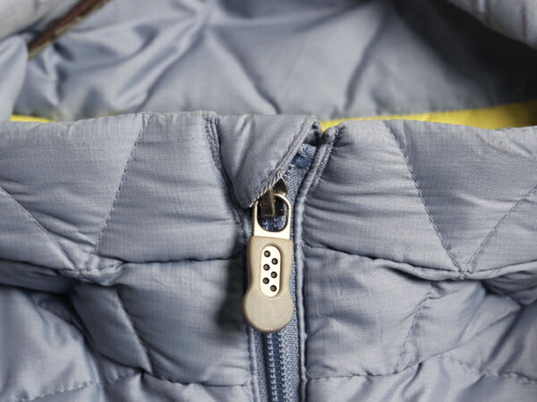 パタゴニア ダウン セーター ベスト レディース S / 古着 14年製 Patagonia フルジップ 800フィル グース 重ね着 パッカブル アウトドア 灰