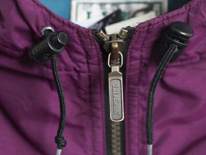 90s USA製 エルエルビーン 中綿 ナイロン アノラック パーカー ジャケット レディース L メンズ M 程/ オールド LLBEAN マウンテンパーカー