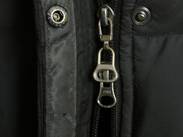 ノースフェイス ダウン ジャケット レディース M 古着 The North Face アウトドア 600フィル フード パーカー フルジップ ハーフ コート 黒