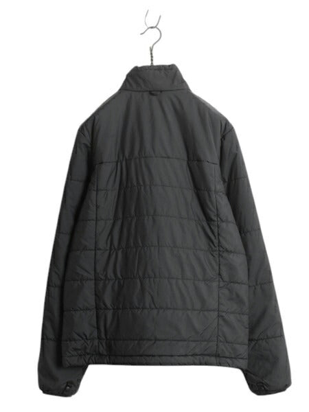 US企画 ノースフェイス 中綿 キルティング ナイロン ジャケット メンズ S 黒 The North Face アウトドア ハイネック フルジップ ブルゾン