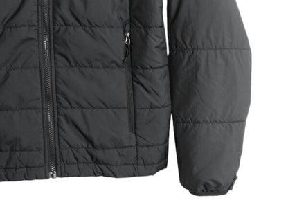 US企画 ノースフェイス 中綿 キルティング ナイロン ジャケット メンズ S 黒 The North Face アウトドア ハイネック フルジップ ブルゾン