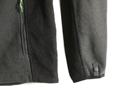 ノースフェイス フルジップ フリース ジャケット メンズ S 古着 The North Face アウトドア ブルゾン ジャンパー ハイネック 2トーン 黒 灰