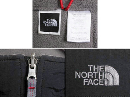 90s ノースフェイス フリース ナイロン 切替 ジャケット ボーイズ L レディース S 90年代 オールド The North Face アウトドア フルジップ