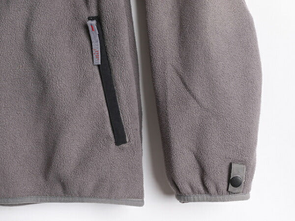90s ノースフェイス フリース ナイロン 切替 ジャケット ボーイズ L レディース S 90年代 オールド The North Face アウトドア フルジップ