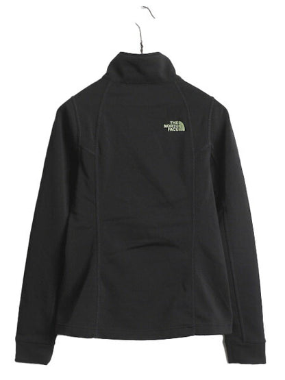 ノースフェイス フルジップ トラック ジャケット レディース XS The North Face アウトドア 裏 フリース ブルゾン ハイネック ジャージ 黒