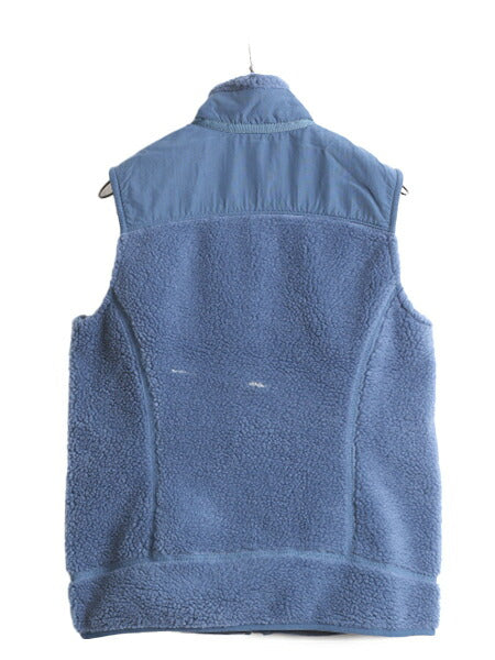 14年製 パタゴニア レトロX フリース ベスト レディース L / 古着 Patagonia 重ね着 アウトドア パイル フルジップ 前開き 廃版 ハイネック